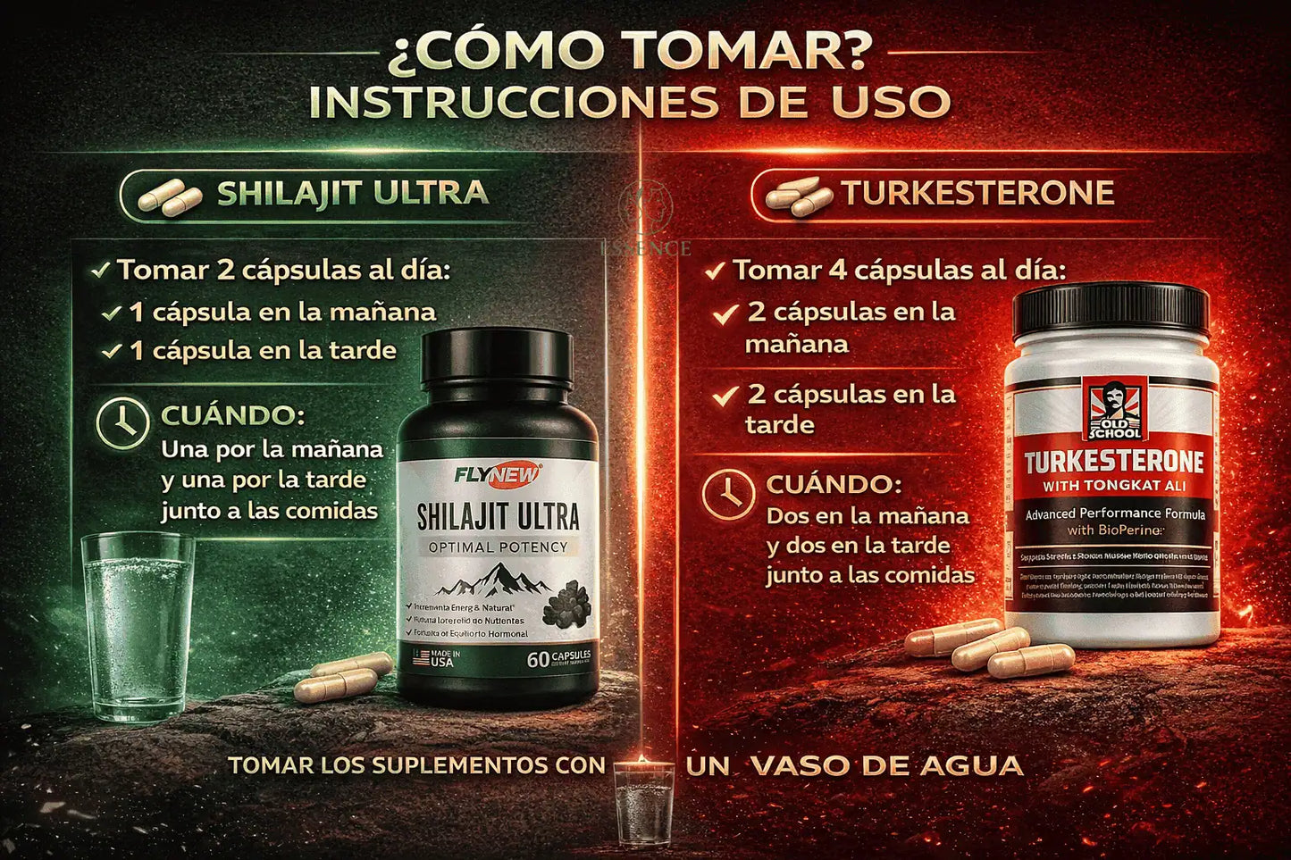 Shilajit Ultra + Turkesterone | Combo Premium de Fuerza y Vitalidad 🔥💪