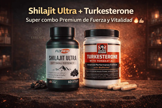 Shilajit Ultra + Turkesterone | Combo Premium de Fuerza y Vitalidad 🔥💪
